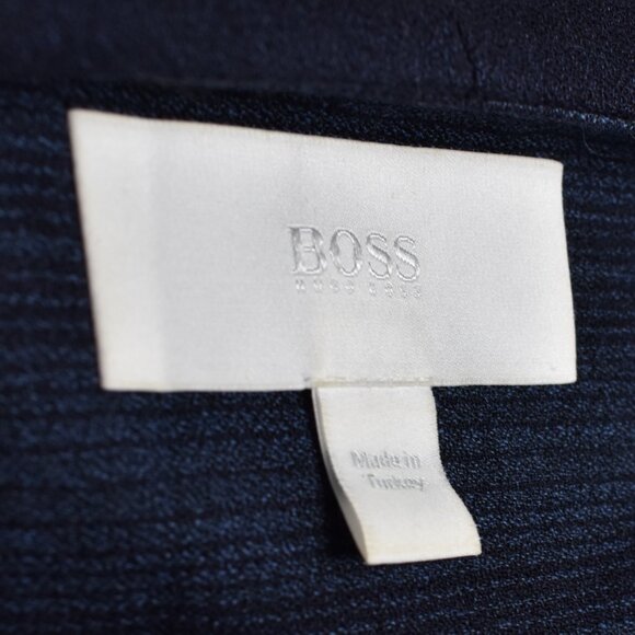 Hugo Boss Jalesana Hidden Button Wool Blazer Navy - 10 - Picture 11 of 11